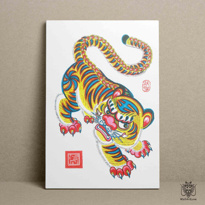 Canvas Print- Zodiac Tiger