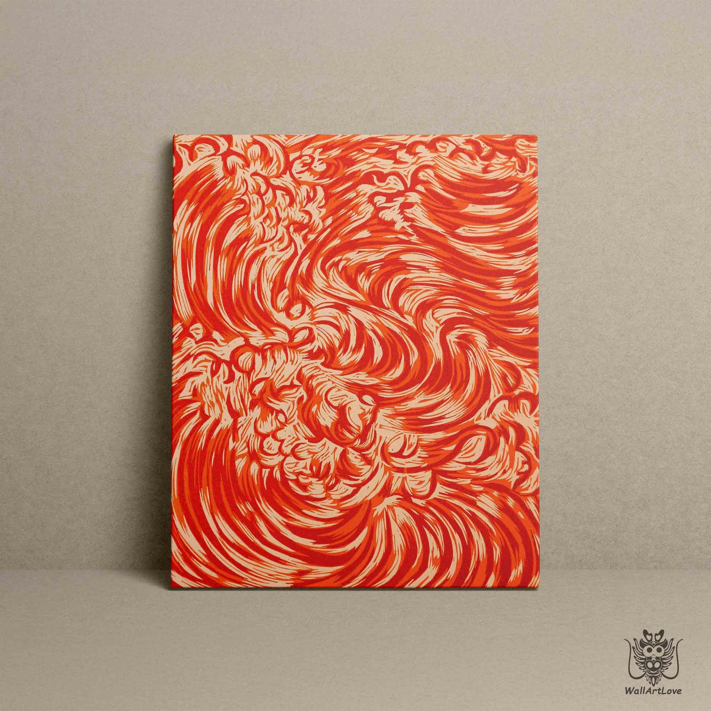 Canvas Print- Flame