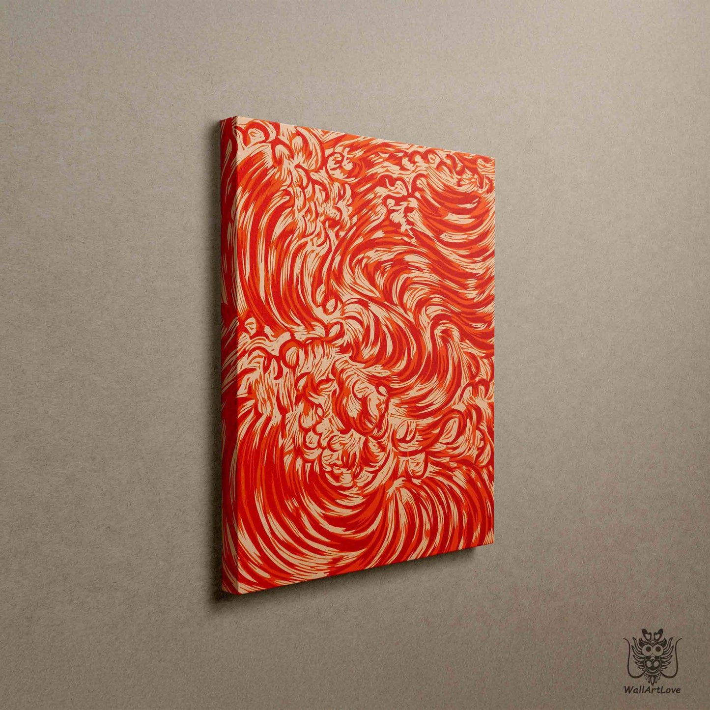 Canvas Print- Flame