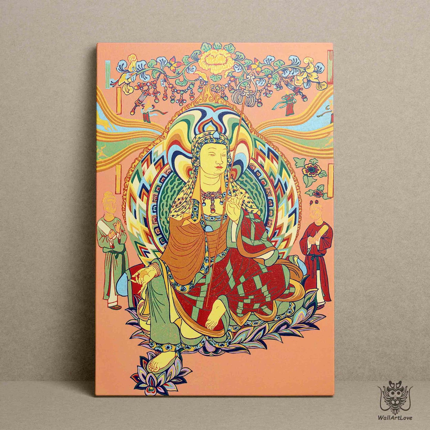 Canvas Print- Kṣitigarbha Bodhisattva