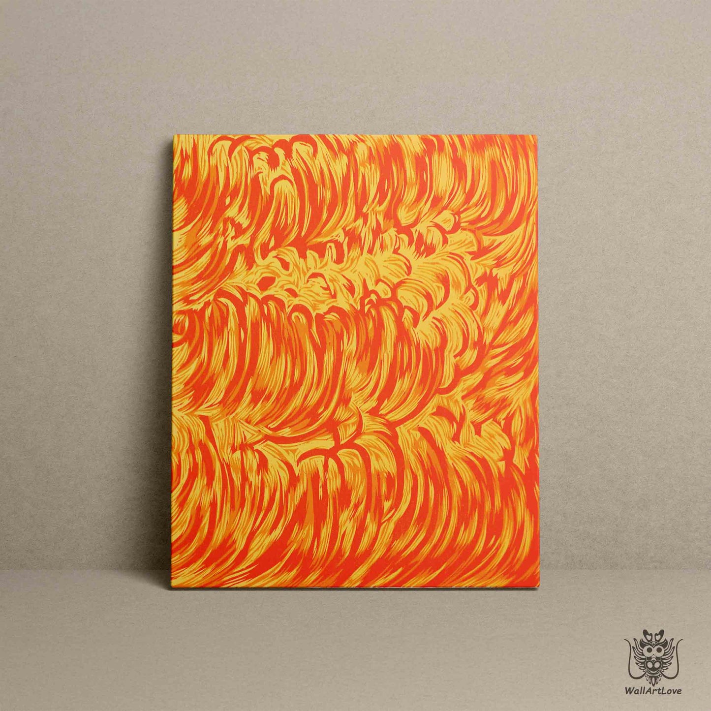 Canvas Print- Flame