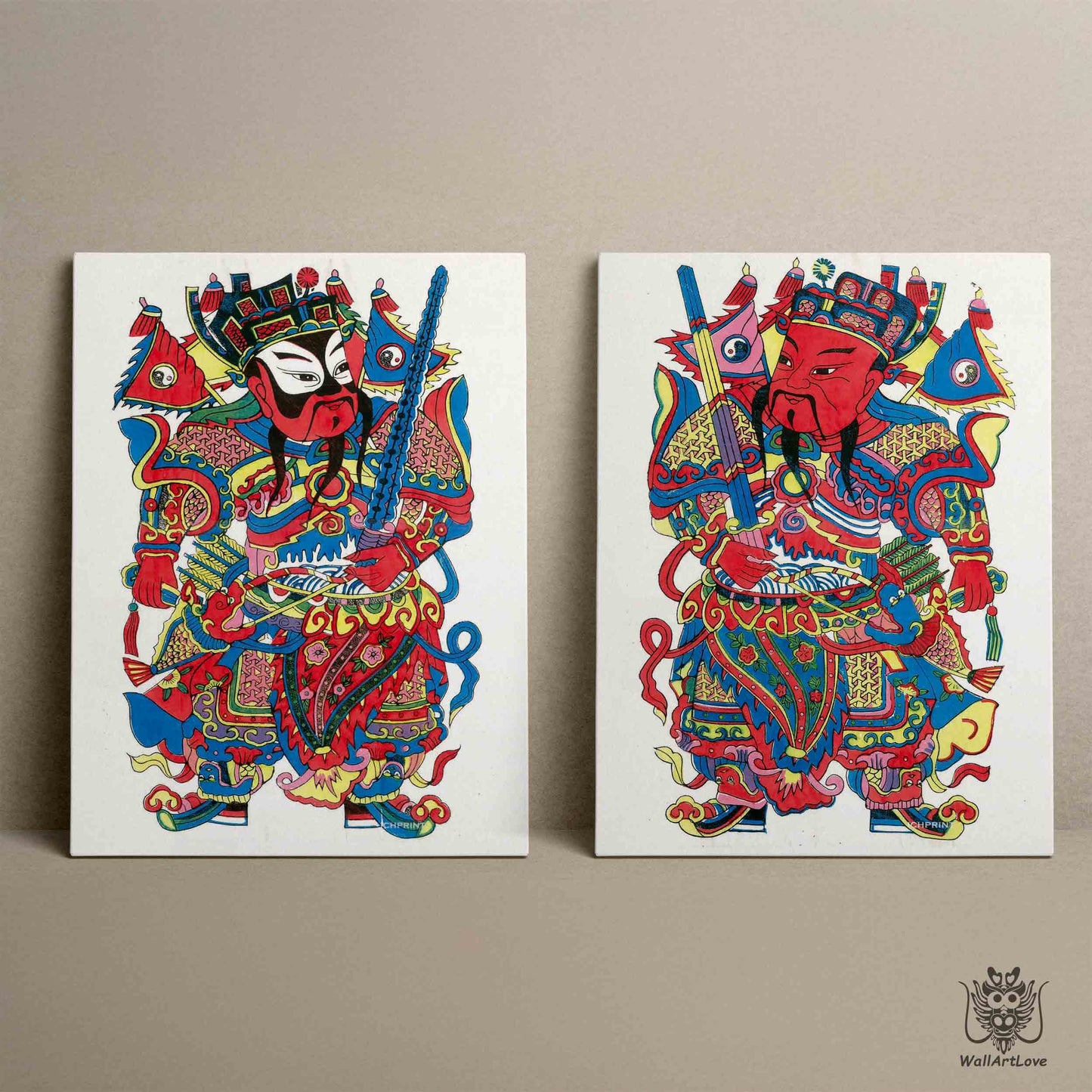 Canvas Print- Door Gods Qin Qiong & Jing De