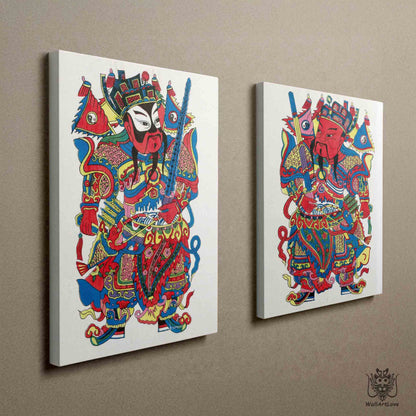 Canvas Print- Door Gods Qin Qiong & Jing De