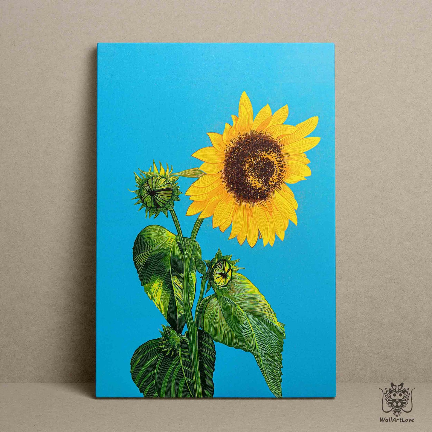 Canvas Print- Sunflower