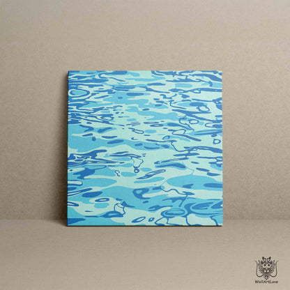 Canvas Print- Water Waves (I-III)