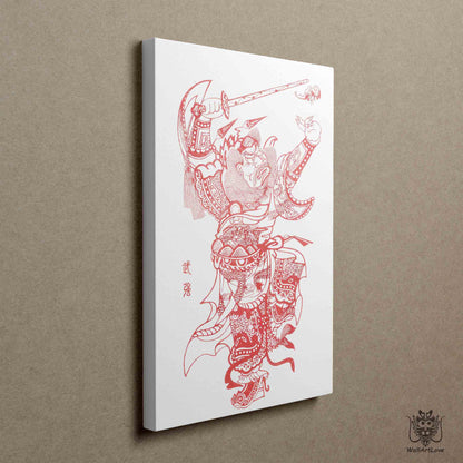 Canvas Print- The Crimson Zhong Kui